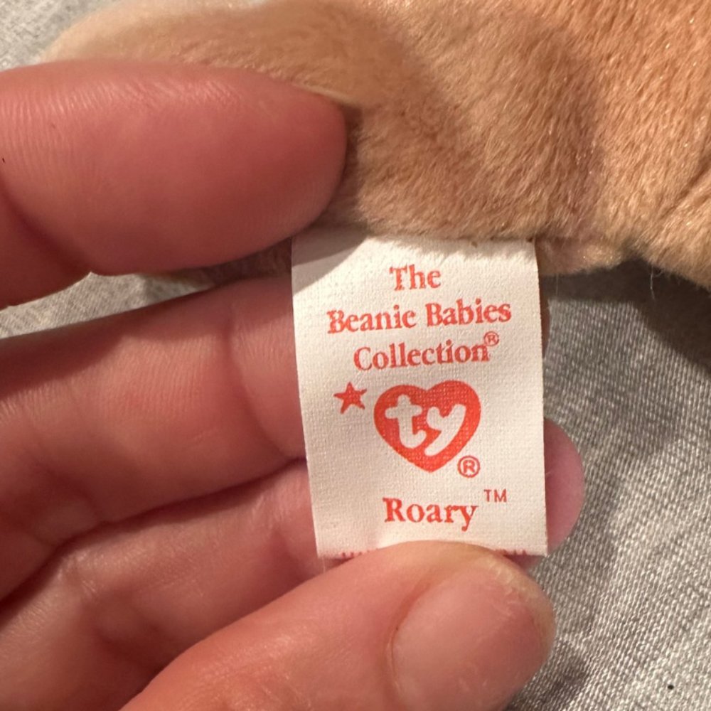 Roary the Lion Ty Beanie Babies NWMT 1999 - Picture 10 of 10